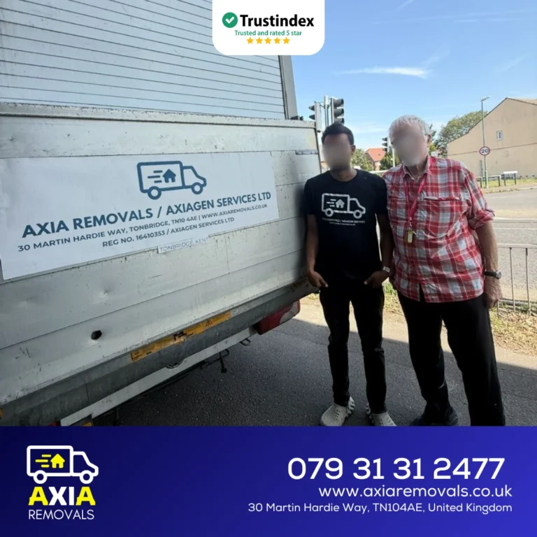 Axia Removals team providing professional home moving services