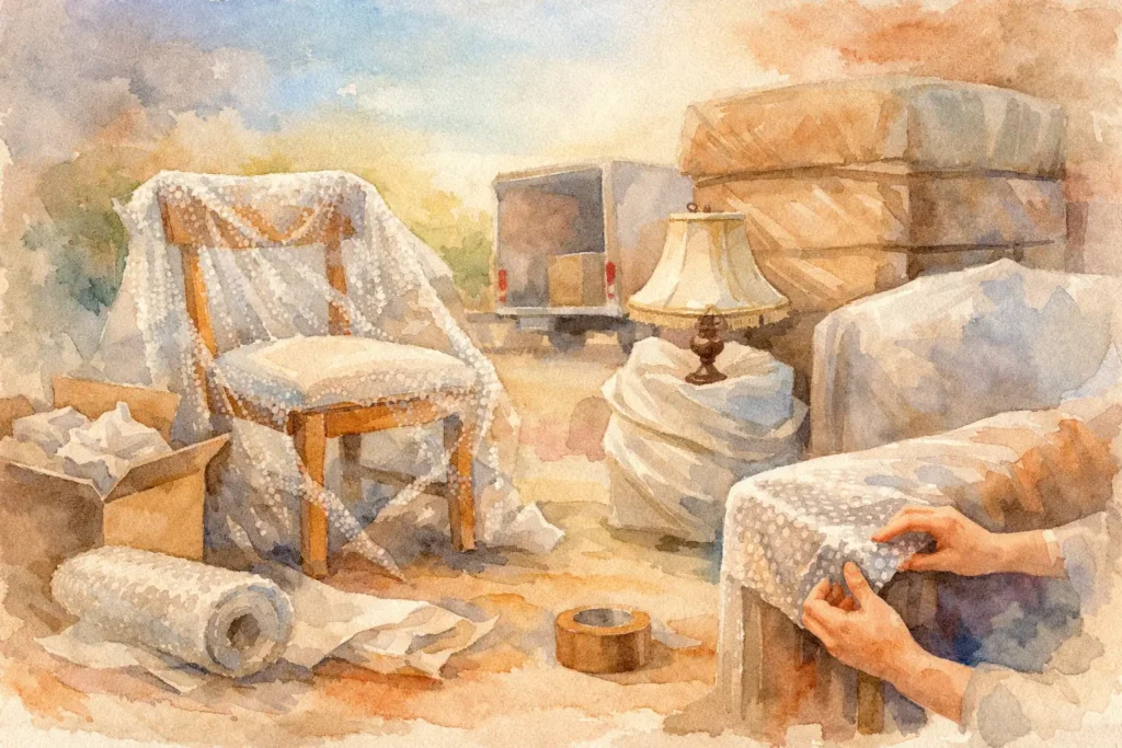 How to Pack Fragile Furniture for Moving