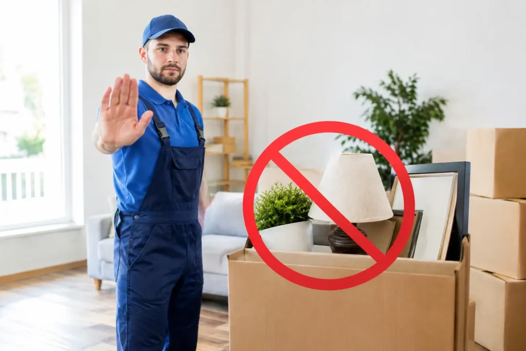 What Items Movers Refuse to Move and Why